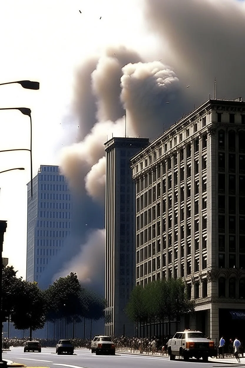 9/11 plane crashing into the building