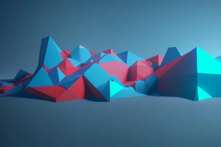 background geometric installation abstract rgb 3D