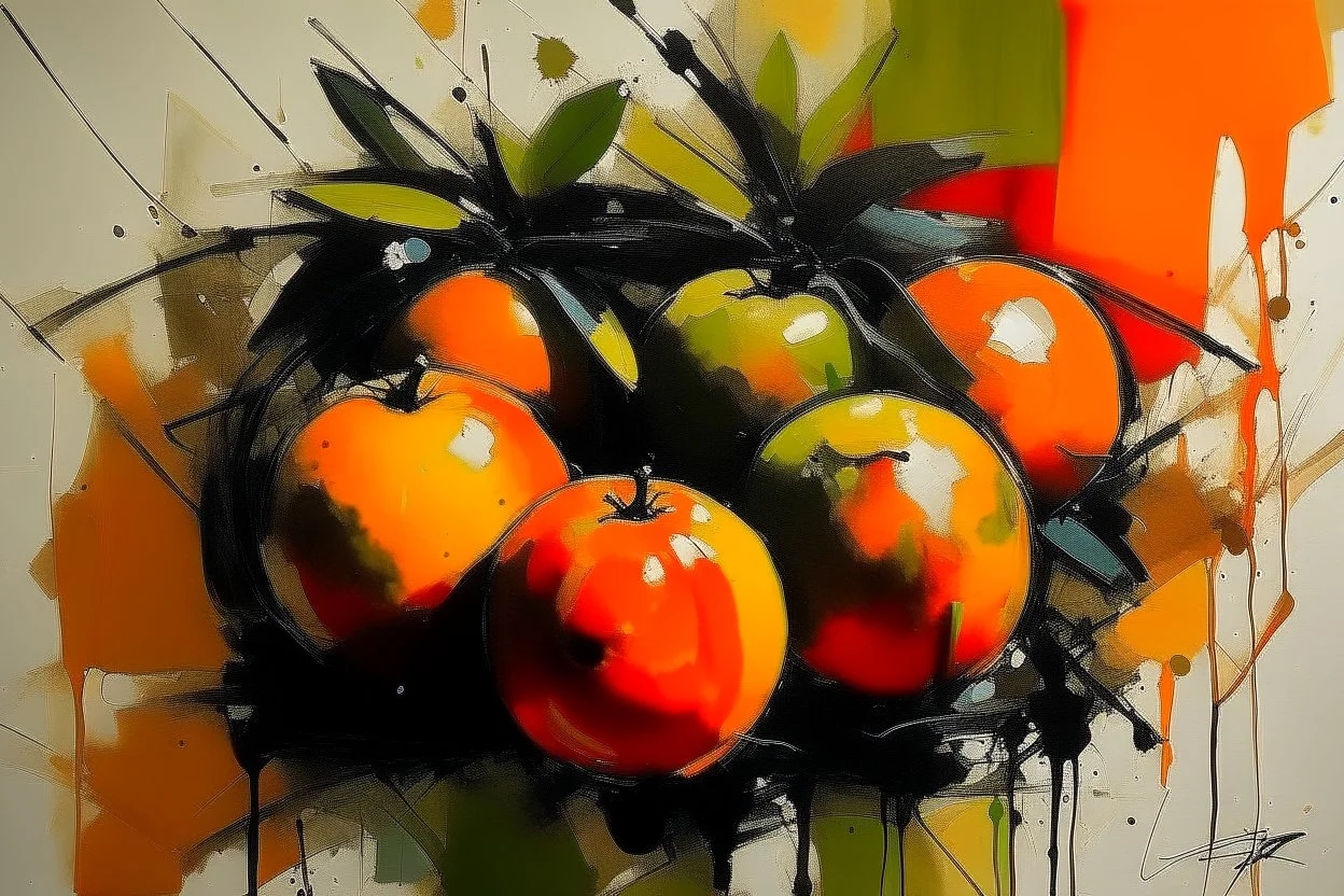 Oranges by Anthony Lister