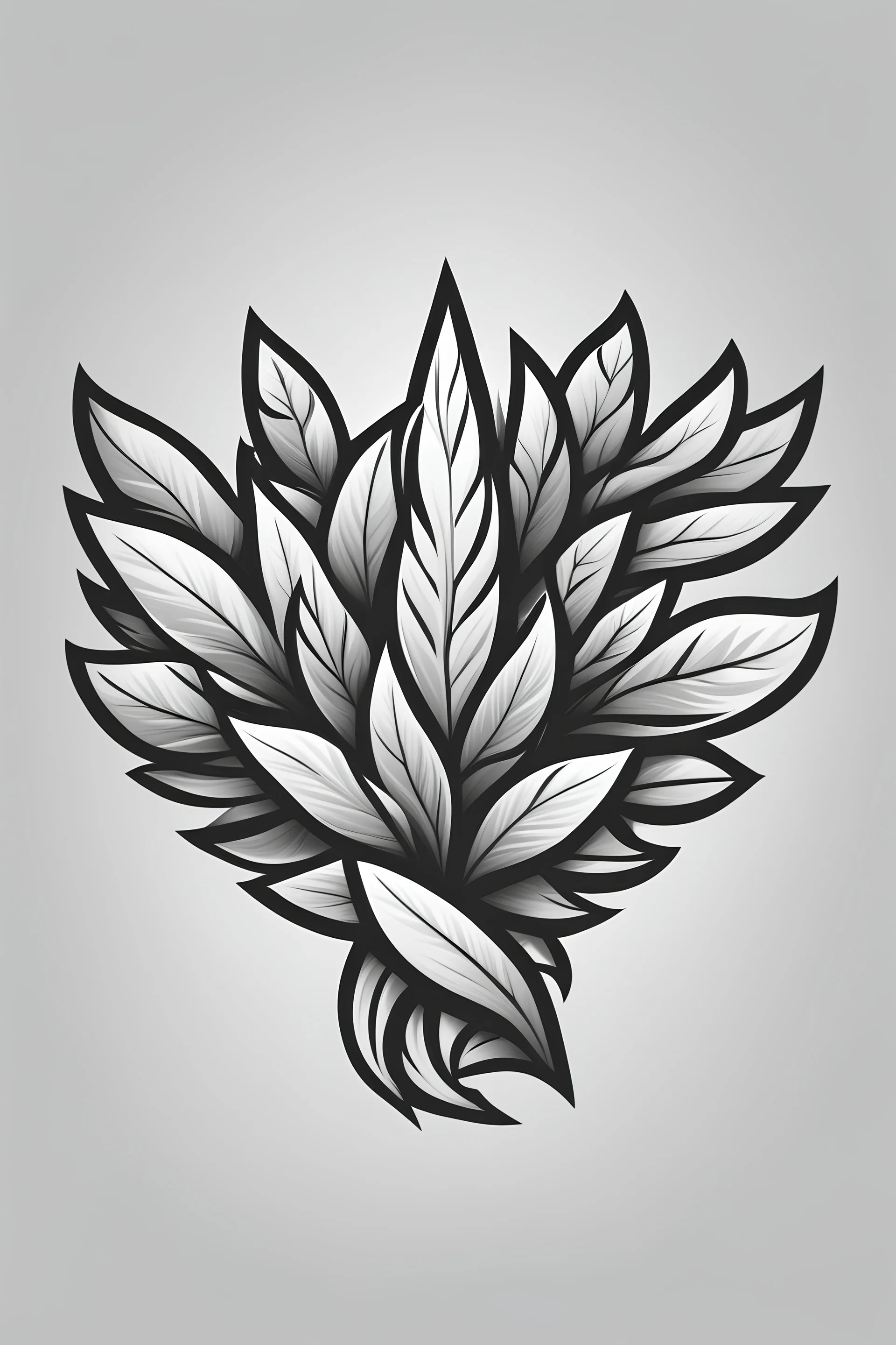 laurels of victory black and white icon style