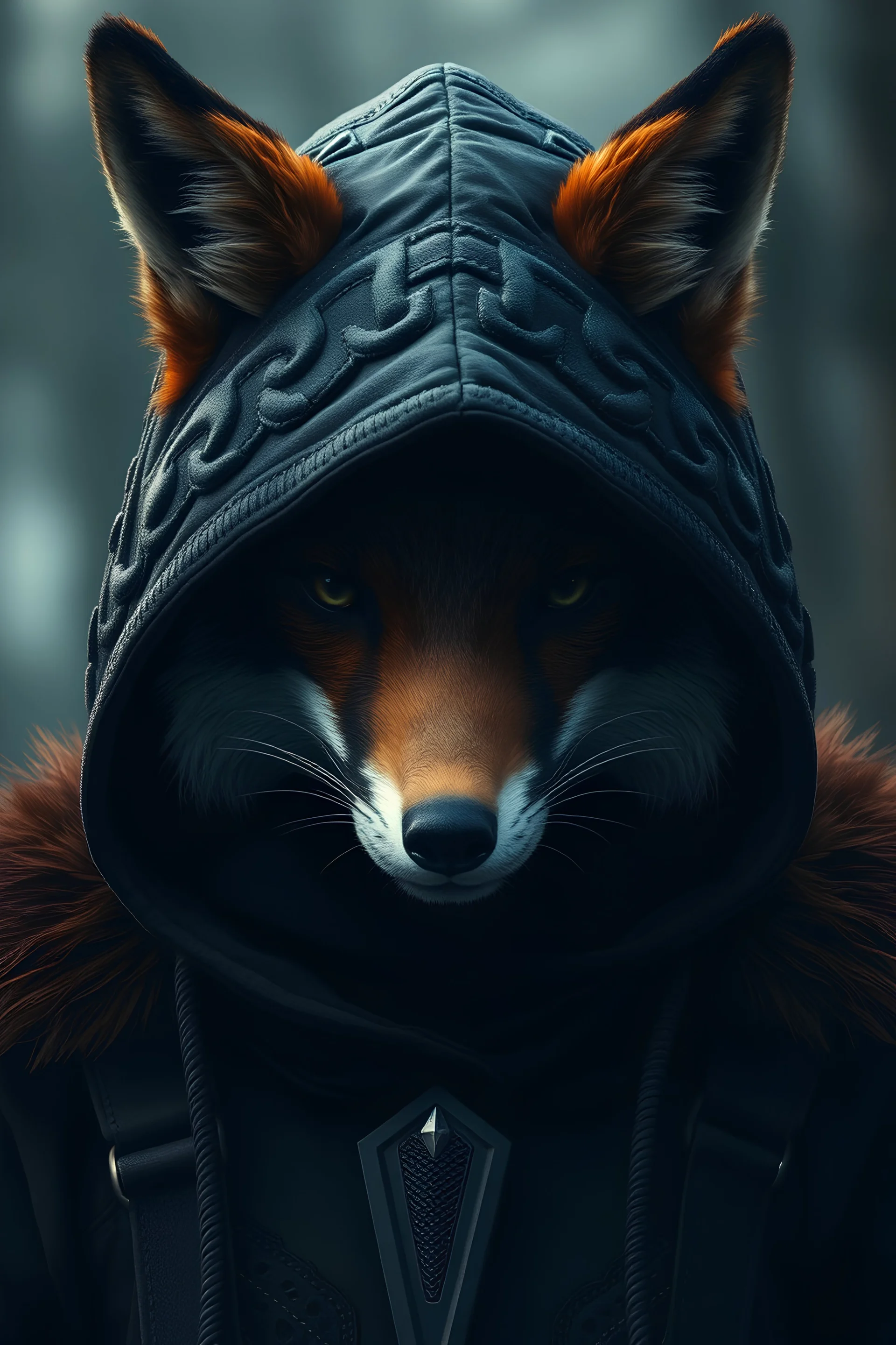 Nine tales fox dark with hood