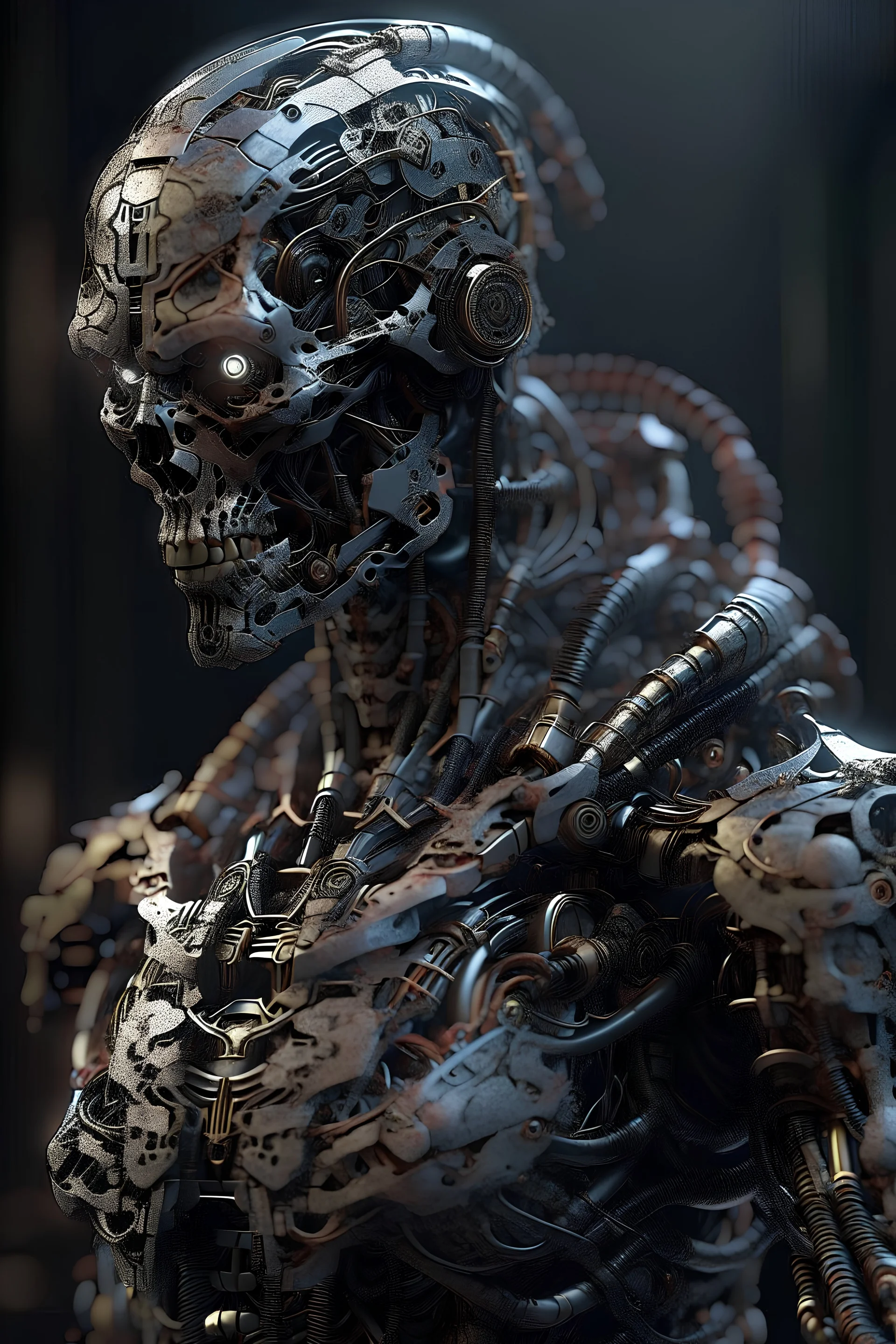 Fhoto full body, reality, Raw, terminator as gatot kaca, digital art, intricate details, powerful composition, captivating, , trending on artstation, sharp focus, studio photo, intricate details, highly detailed, by addie_digi