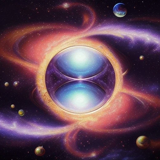 3d cosmos, galaxy Milky Way, jewel, precious stones, shiny, beautiful rich and destroyed planet, detailed yin and yang symbol, shiny, intricate, gorgeous, ultrafine detail, hyperrealism, trending on artstation, sharp focus, intricate details, highly detailed, by greg rutkowski, glowing, glitter, complementary colours