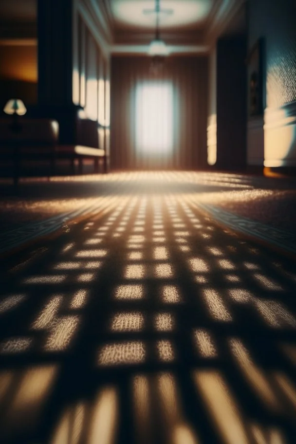 hotel floor carpet "shining", trending art, 8k, depth of field, volumetric fog