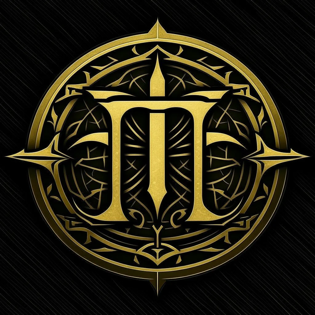 a symbol for an empire called "the empire of il-did", d&d symbol, fantasy, symbol, logo