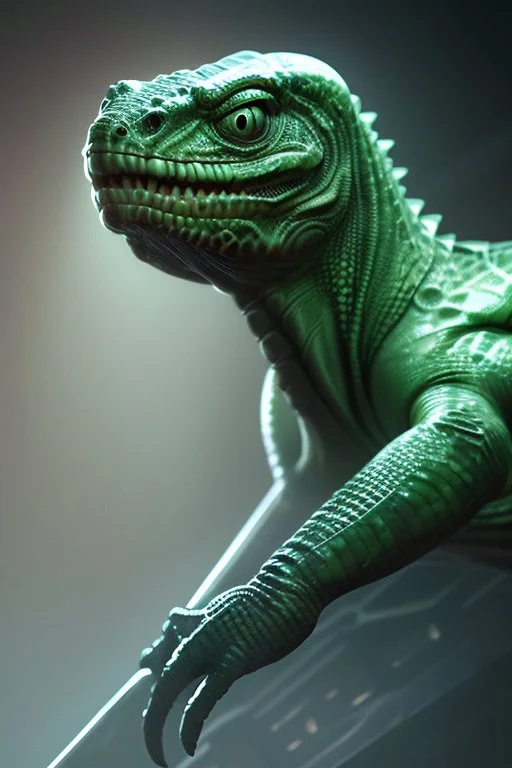 Reptile Alien,Detailed and Intricate, Cinematic, Dynamic Lighting, dramatic lighting, electrical details, high details, 4k, 8k, best, accurate,