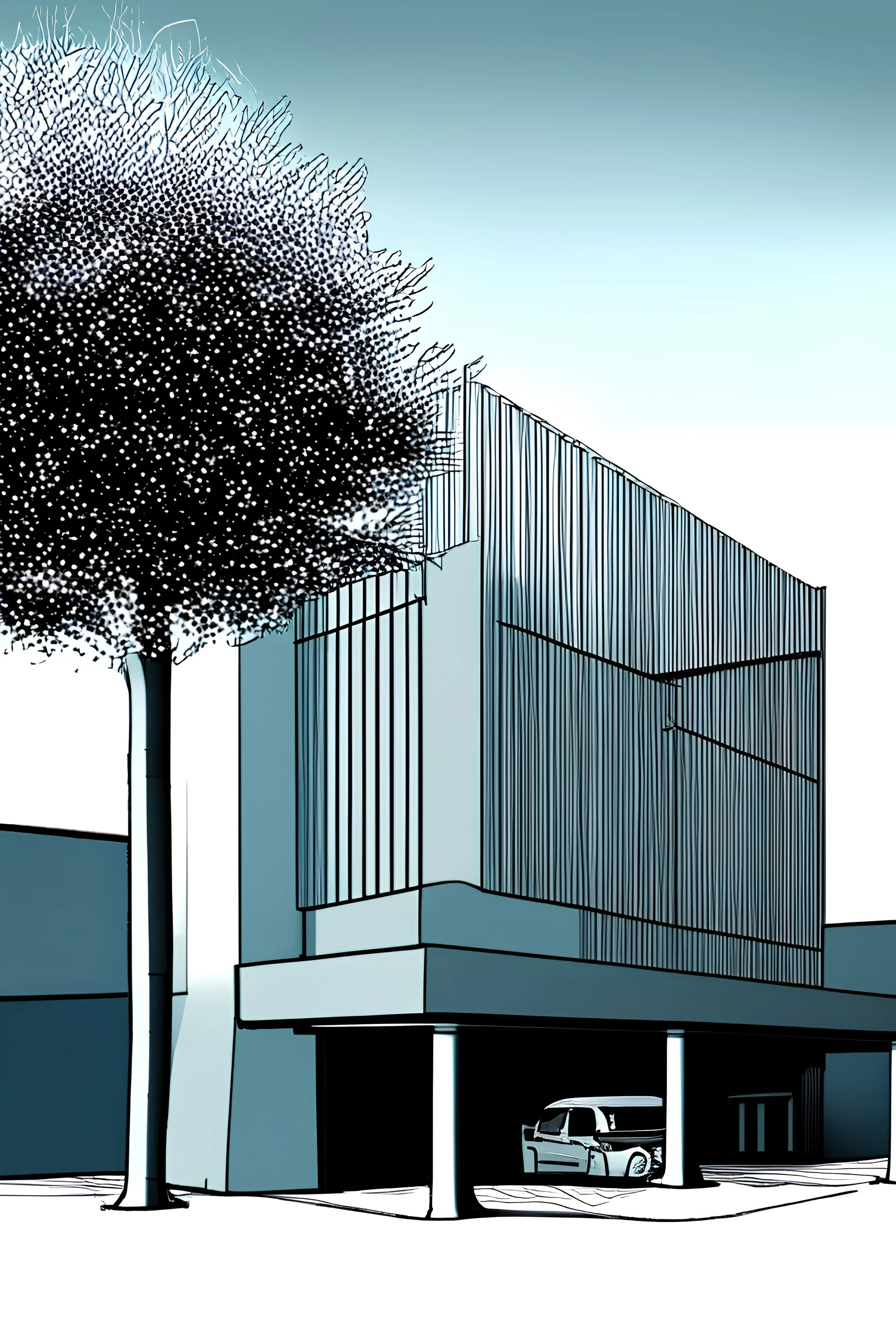 Theatre with parking
