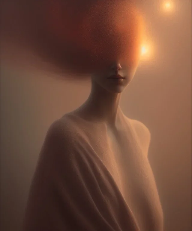 woman, photographer. oil on canvas, volumetric lighting, beksinski