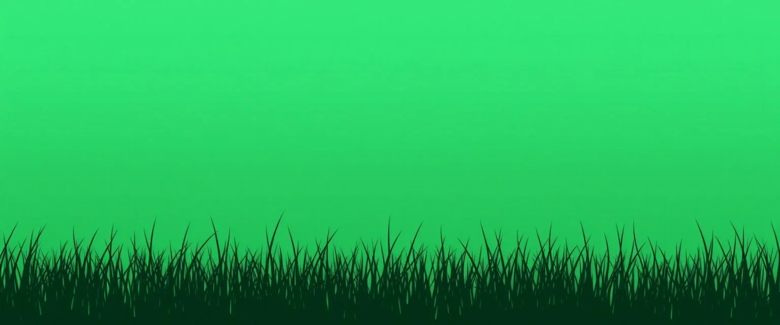 green grasses silhouette across bottom,vector