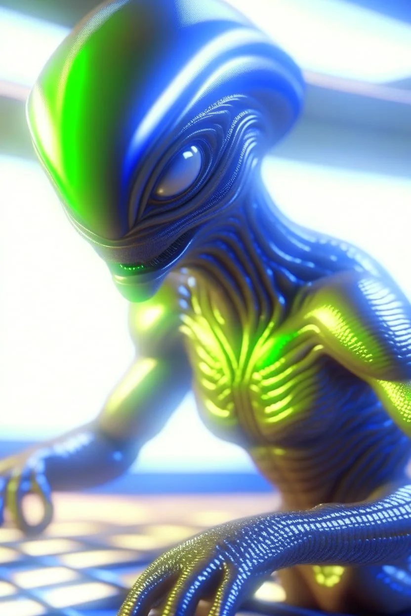 Olympics alien ,3d 4k octane render, smooth, sharp focus, highly detailed, unreal engine 5,