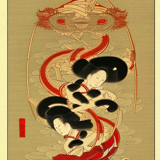 Ukiyo-e, japanese logo