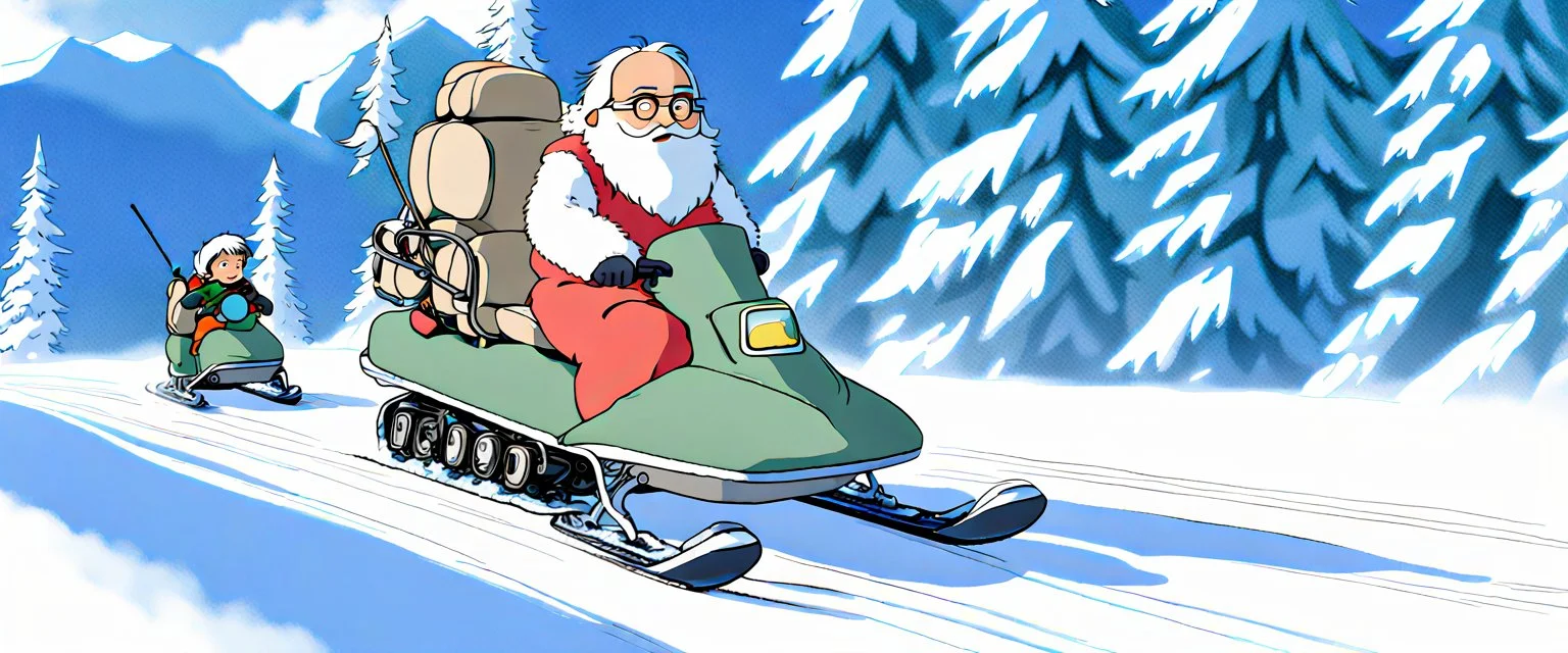 Studio Ghibli, Hayao Miyazaki, Snowmobile adventure, a heartwarming classic, Alberta