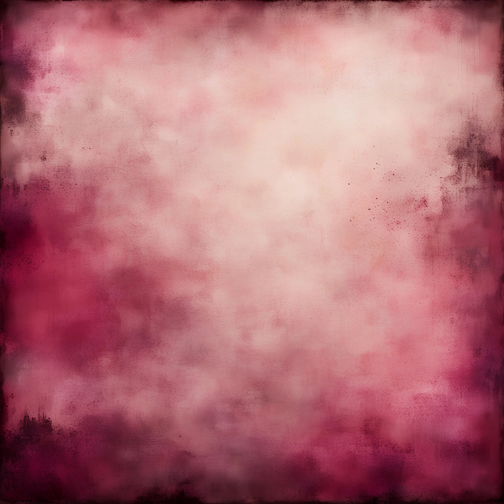 Hyper Realistic pink & maroon multicolor rustic & grungy background with vignette effect