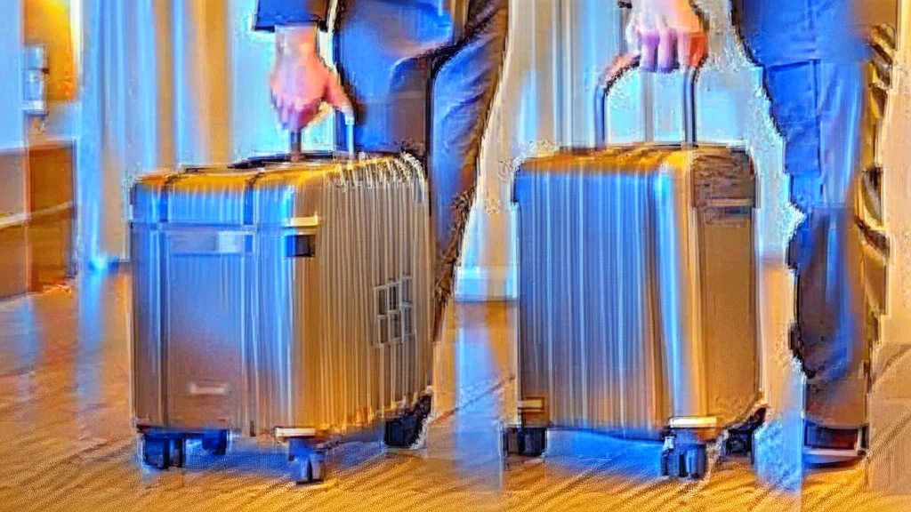 hotel housekeeping thief steals suitcase