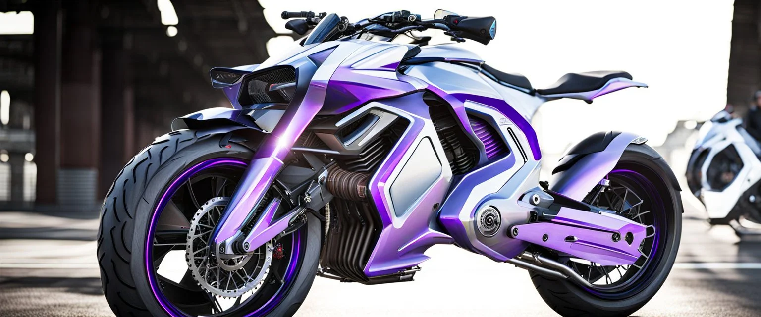 futuristic monster bike