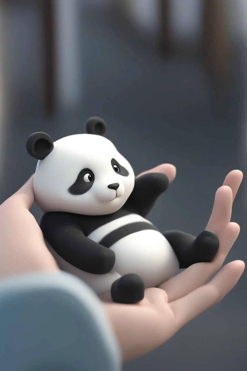 cute tiny hyperrealistic Anime panda from pokemon, chibi, adorable and fluffy, logo design, cartoon, cinematic lighting effect, charming, 3D vector art, cute and quirky, fantasy art, bokeh, hand-drawn, digital painting, soft lighting, isometric style, 4K resolution, photorealistic rendering, highly detailed clean, vector image, photorealistic masterpiece, professional photography, simple space backdrop, flat white background, isometric, vibrant vector