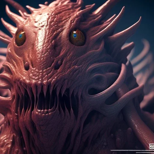 Fluid ink mud creature,unreal engine 5, 8k resolution, photorealistic, ultra detailed