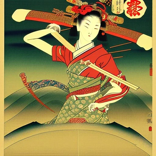 Ukiyo-e, japanese logo