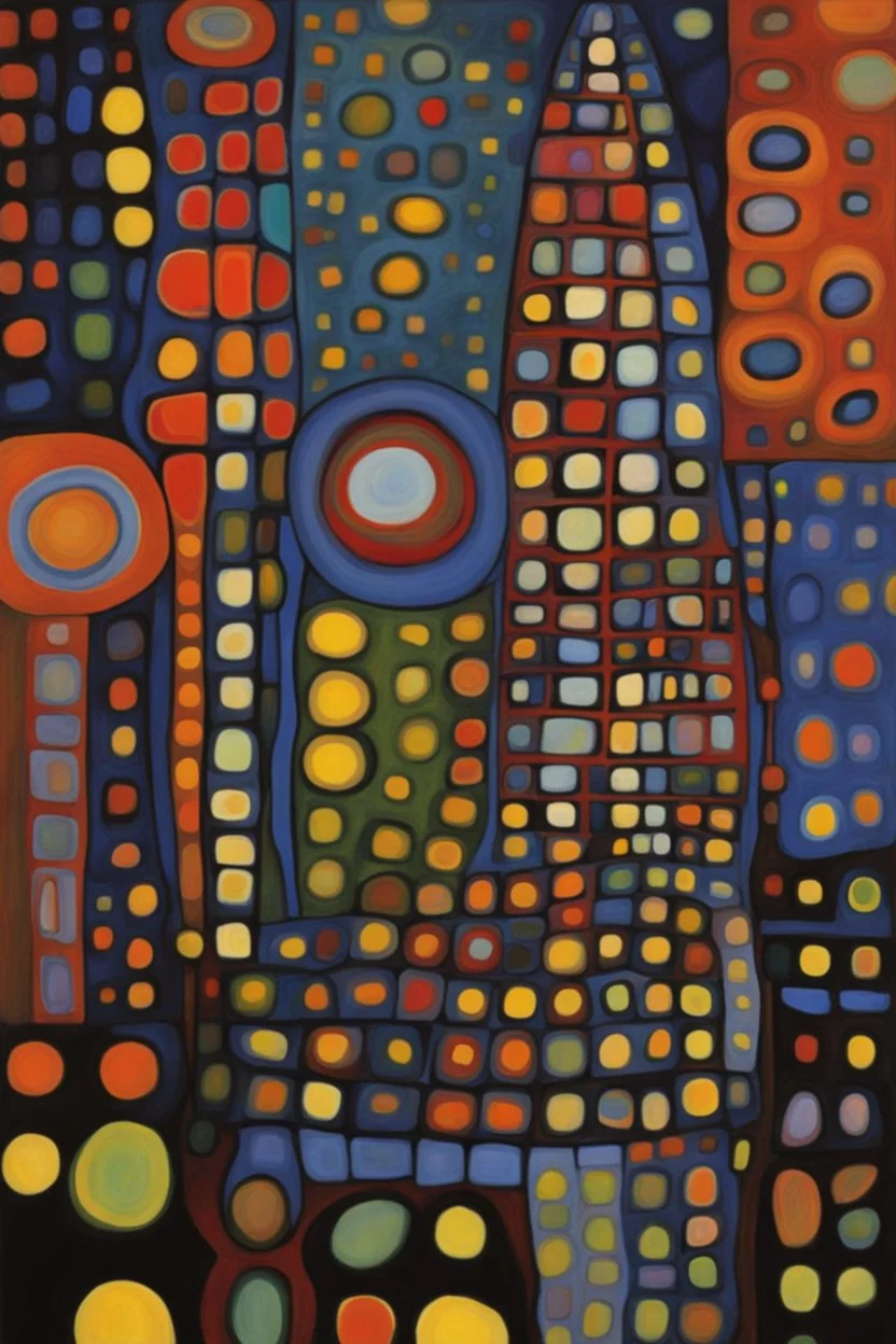 Everyone knows that paintings contain worlds you can fall into; Abstract Art; Hundertwasser