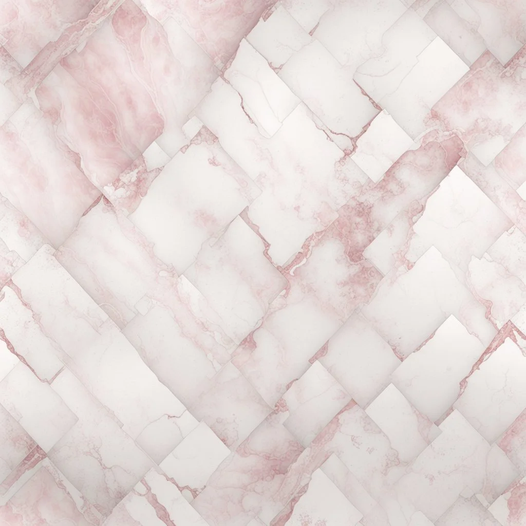 White & Light-Pink Grunge Marble-Tile Texture.