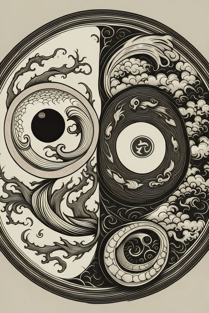 ying yang of good and evil media