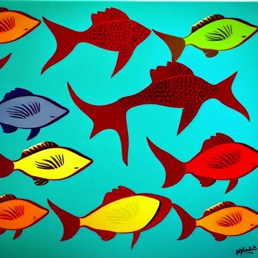 fish pop art