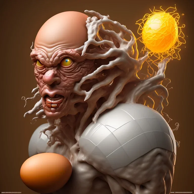 living egg man