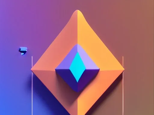 grey 3D colorfull geometric installation, simplistic, studio lighting, C4D, 16k, Behance, Artstation, centered, top down camera, vibrant