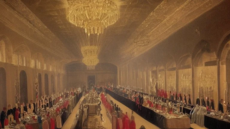 banquet in the hall of the king