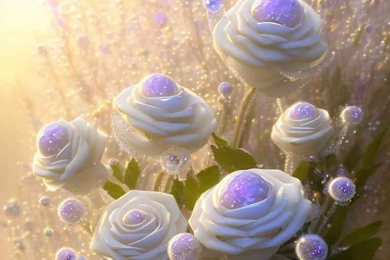 a white and crystal subtle flower in a cosmic ambiance, transparent petals, delicate colors, in the foreground, full of details, smooth, bright sunshine，soft light atmosphere, light effect，vaporwave colorful, concept art, smooth, extremely sharp detail, finely tuned detail, ultra high definition, 8 k, unreal engine 5, ultra sharp focus