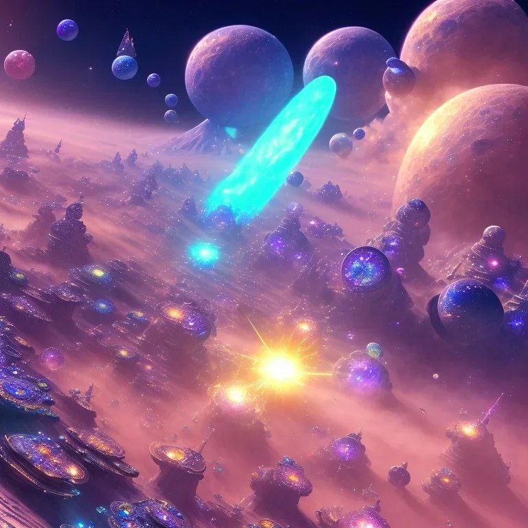 white and gold crystal cosmic and galactic ambiance, full of details, smooth, bright sunshine，soft light atmosphere, light effect，vaporwave colorful, concept art, smooth, extremely sharp detail, finely tuned detail, ultra high definition, 8 k, unreal engine 5, ultra sharp focus