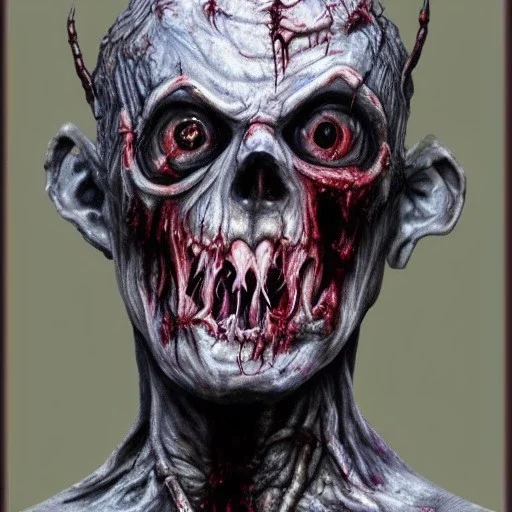 Hyper realistic rotting zombie night lord