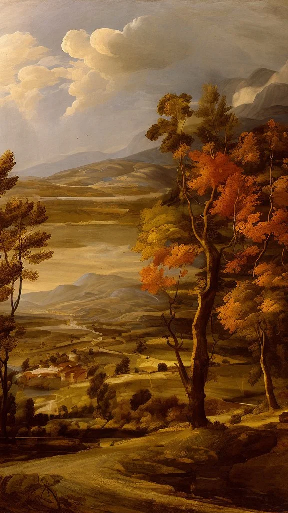 autumn landscape by Andrea del sarto