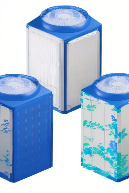 3 Large designer air purifiers