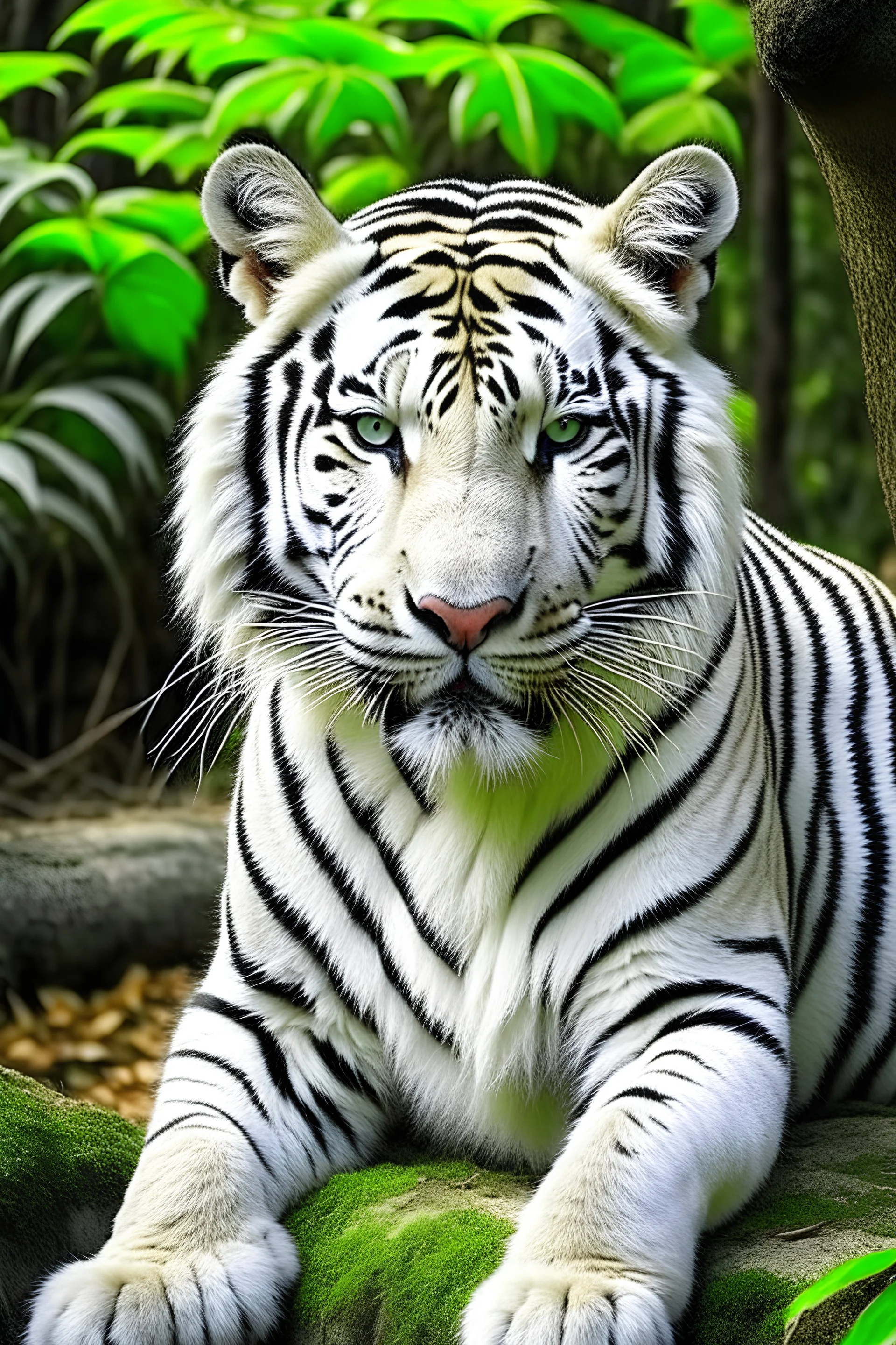 The legendary animals, and the white tiger