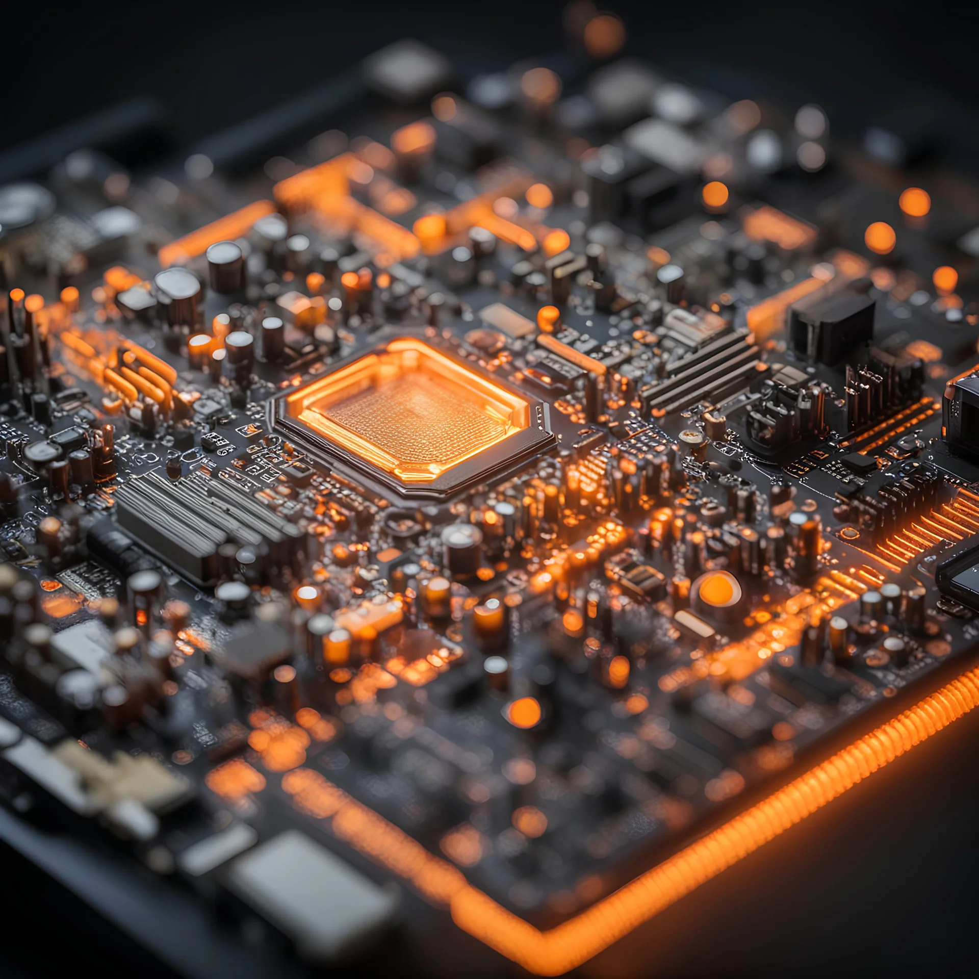 Orange Light on Motherboard