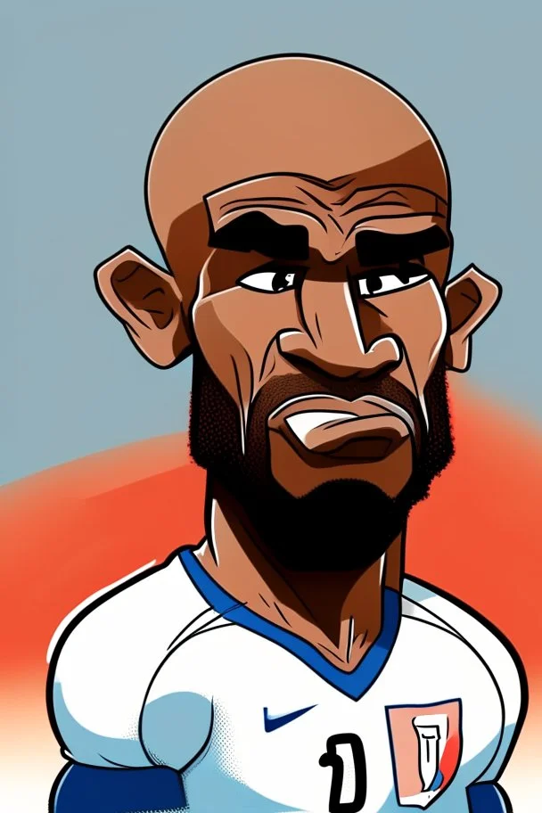 Brian Mbeumo French football player r cartoon 2d