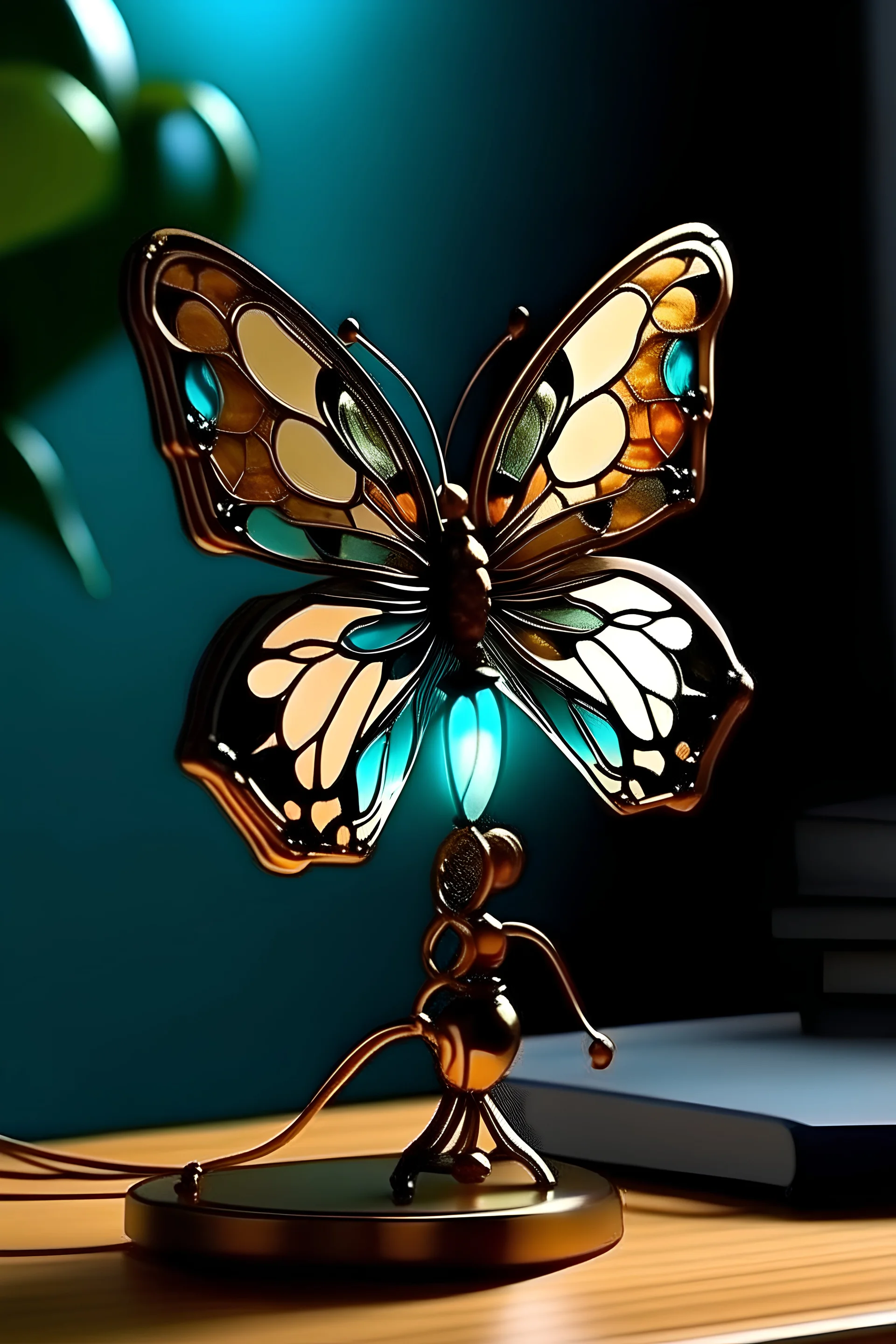 Butterfly desk lamp