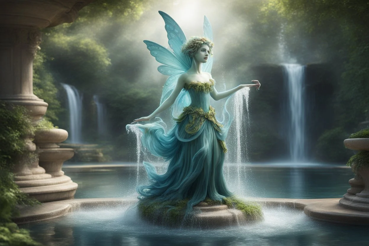 фонтан, сказочный персонаж водяной