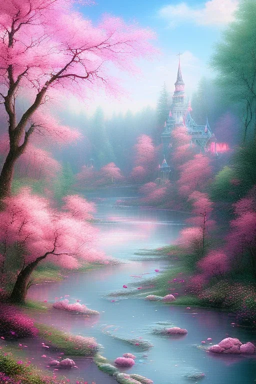 Pink river