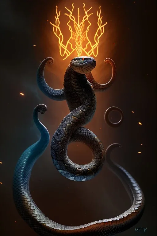 Full body photography of an ethereal Jörmungandr the world snake, Fire theme art, Dark moody night atmosphere, by Michelangelo, 8K, high body details, anatomically perfect body, oak tree roots, ignore NSFW.award winning portrait of a male anthropomorphic cat long black hair. character design by cory loftis, fenghua zhong, ryohei hase, ruan jia , unreal engine 5, artistic lighting, highly detailed, photorealistic, fantasy,