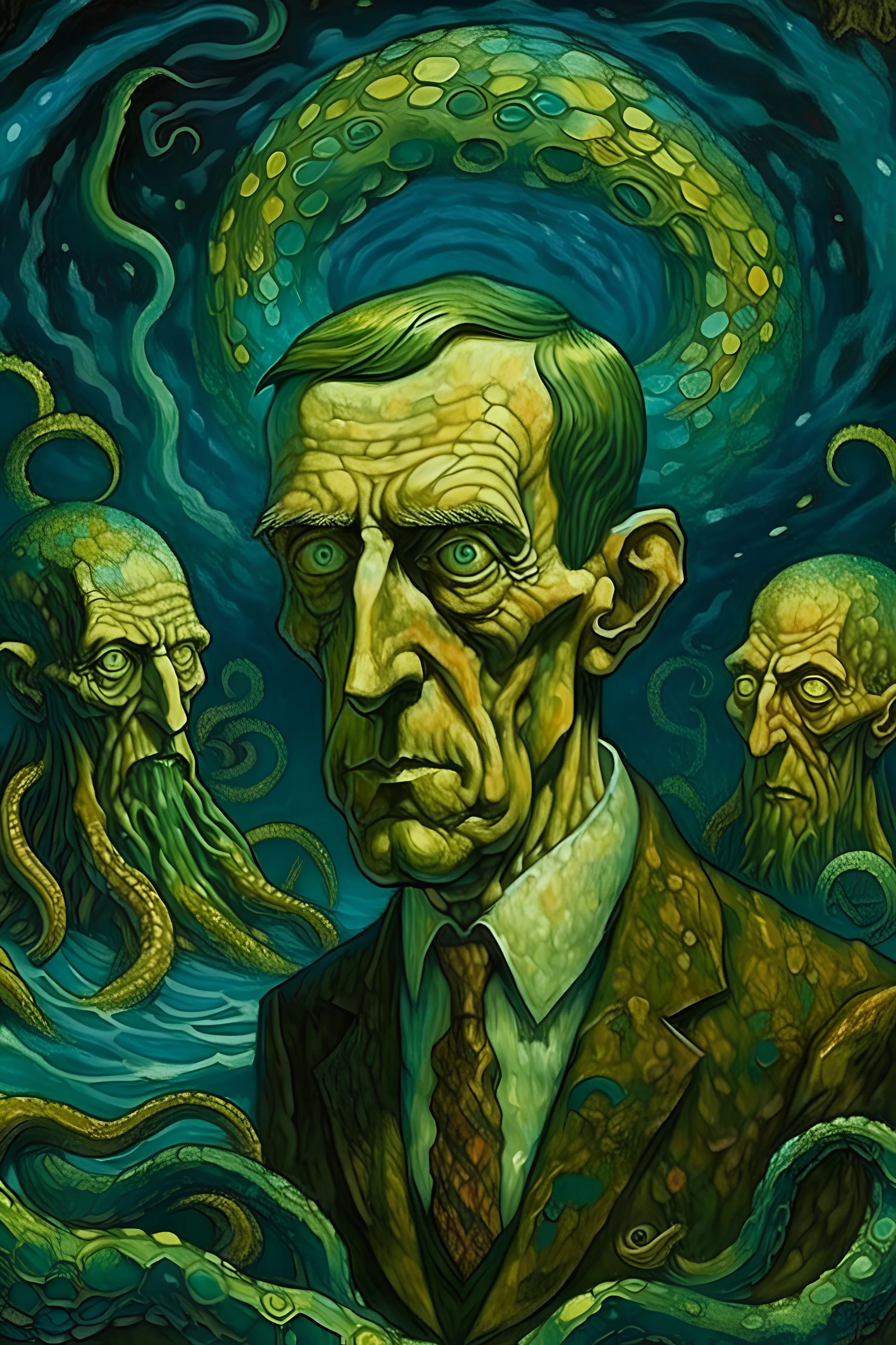 hp lovecraft dreams by van gogh