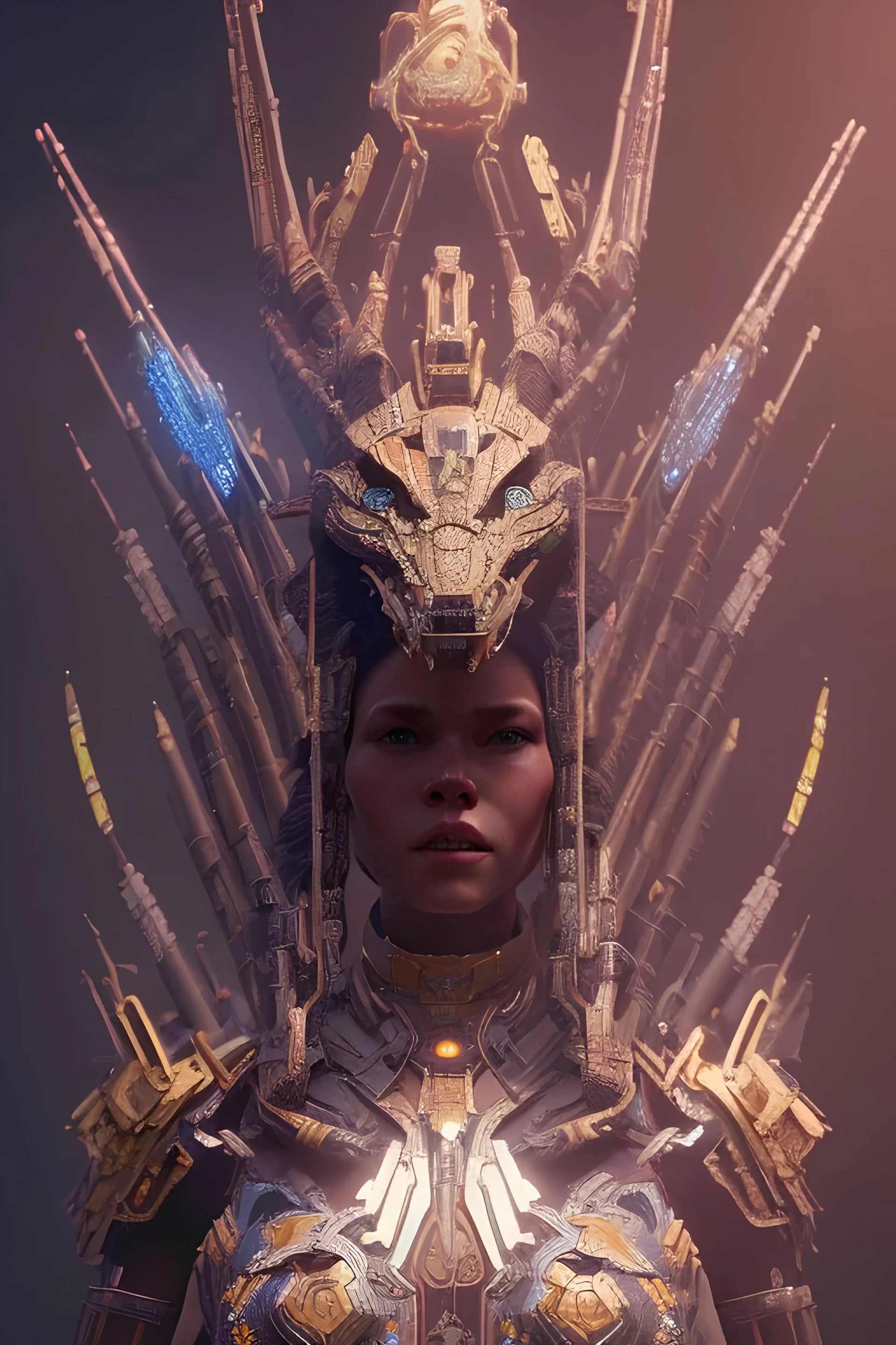 symmetry!! portrait ofobsidian fire alien in the style of horizon zero dawn, machine face, intricate, elegant, highly detailed, digital painting, artstation, concept art, smooth, sharp focus, illustration, art by artgerm and greg rutkowski and alphonse mucha, 8k