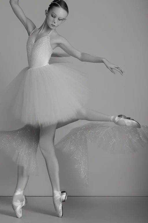 beutiful ballerina pretty dance dress in luxury hall with disco lights