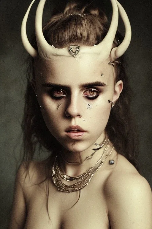 Danish singer MØ and litlle monster, Style John Kenn Mortensen