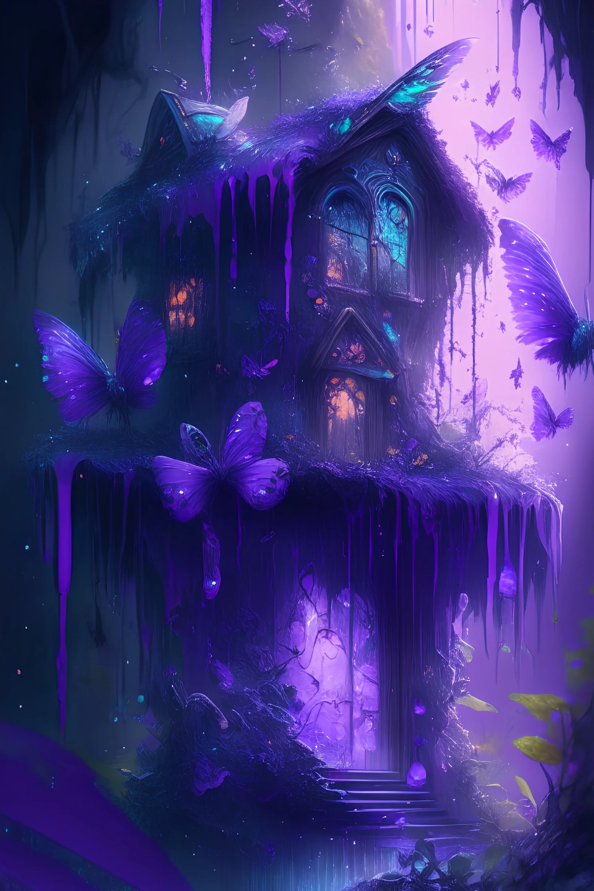 Ghost call of duty Excessive details are extremely accurate, My imagination is complicated.Glowing purple clothes art, splash art, high quality, 8k, digital painting, glitter, waterfall, greenery, butterflies, birds of paradise, gnome's house, trending on artstation, sharp focus, studio photo, intricate details, highly detailed, by greg