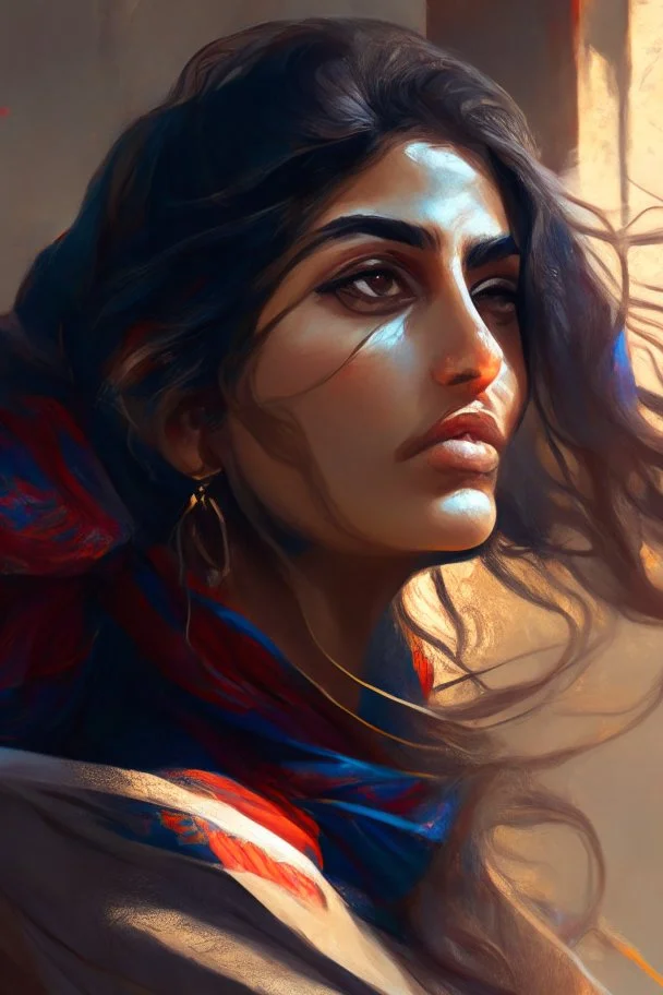 woman, life, freedom, Persian girls, digital art, 4k, full detail, high resolution