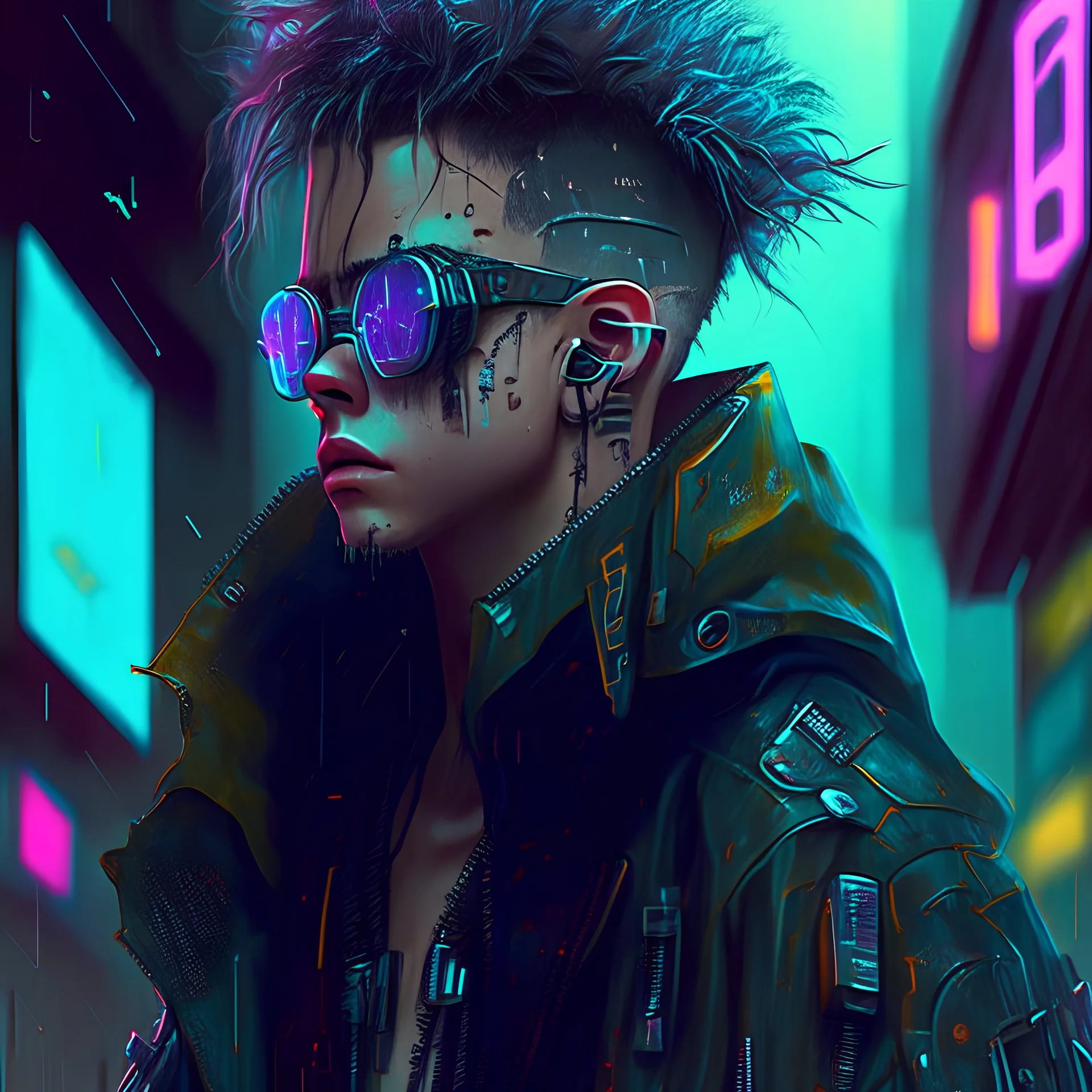 The cyberpunk boy