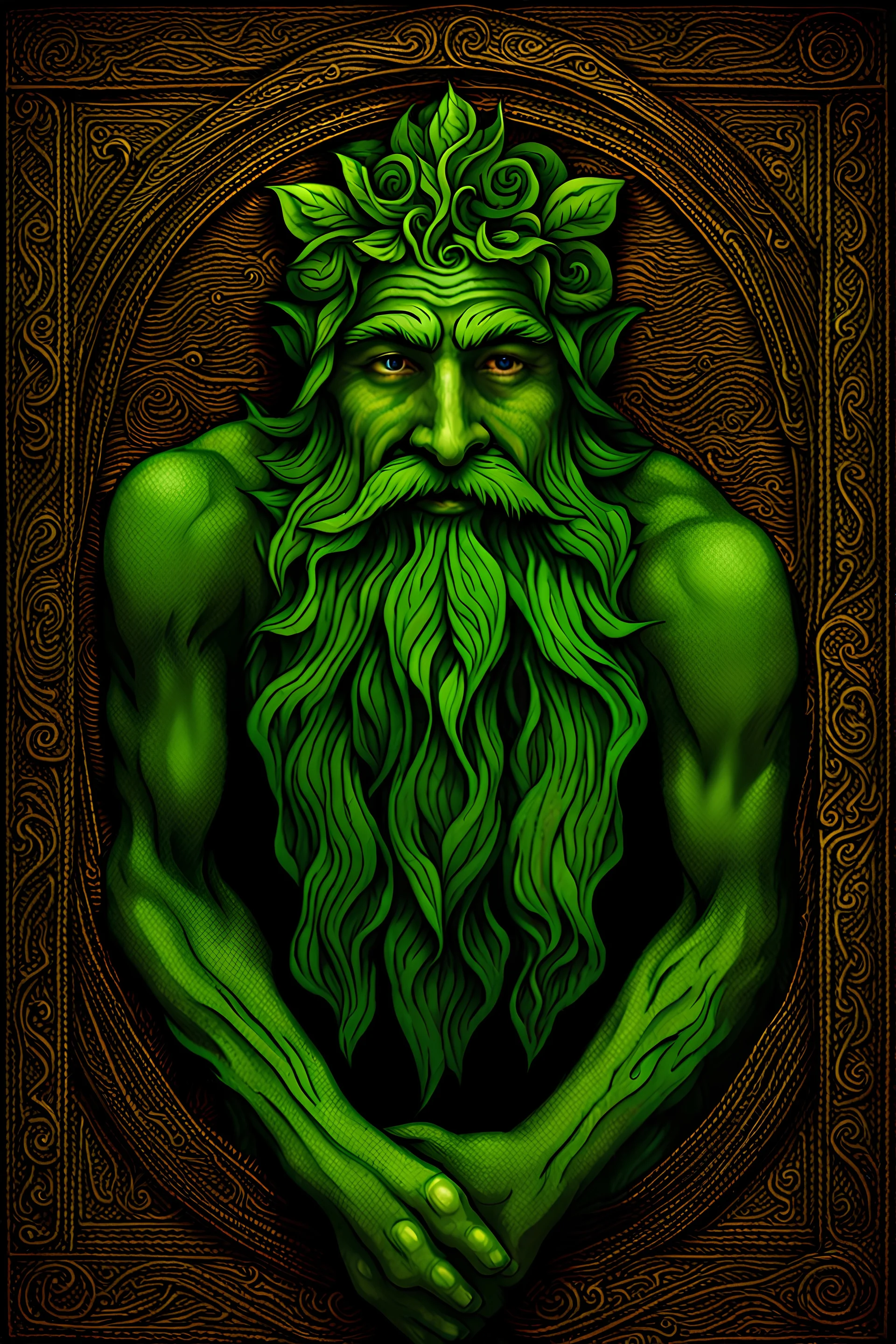 The green man of folklore