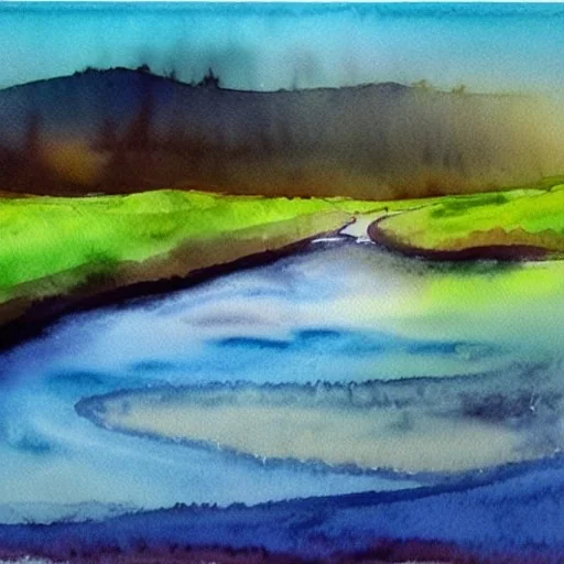 water color landscap art